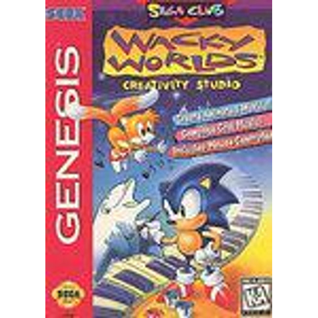 Wacky Worlds Creativity Studio - Sega Genesis