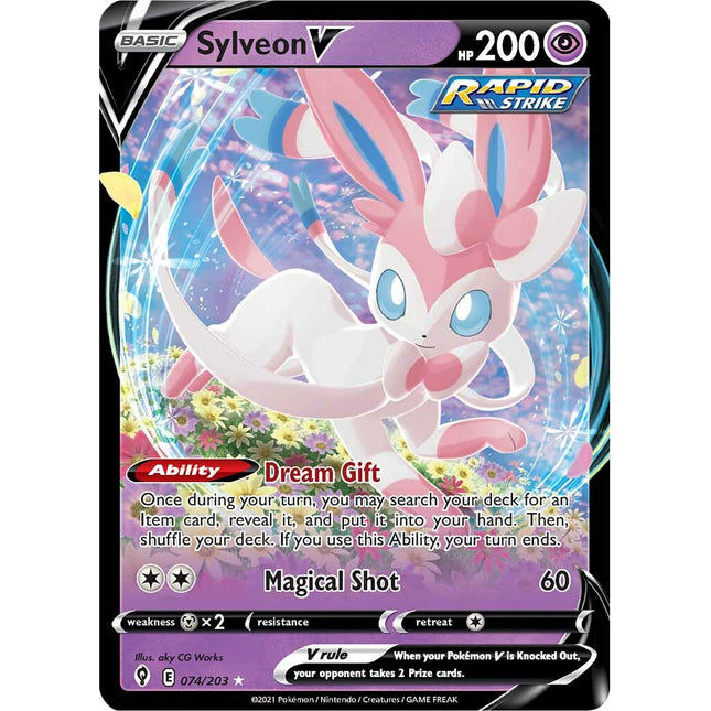 Sylveon V (074/203) [Sword & Shield: Evolving Skies]