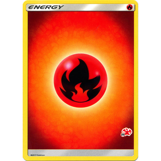 Fire Energy (Charizard Stamp #29) [Battle Academy 2020]