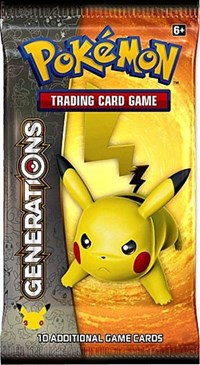 Generations - Pokemon - 1x Booster Pack - Sealed - New