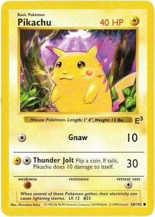 Pikachu (58/102) (E3 Stamped Promo with Red Cheeks) [Miscellaneous Cards & Products]