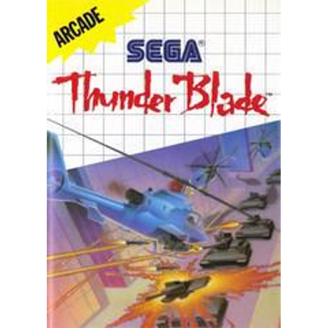 Thunder Blade - Sega Master System