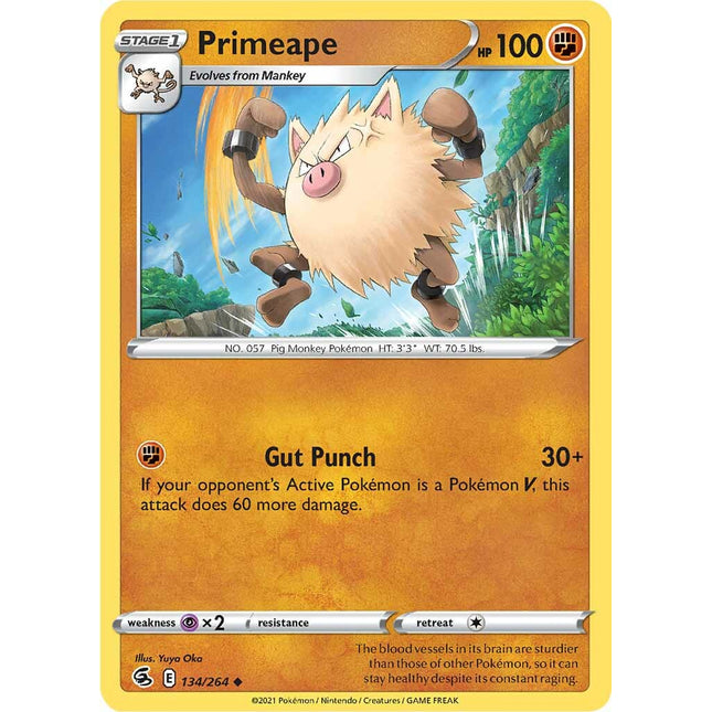 Primeape (134/264) [Sword & Shield: Fusion Strike]