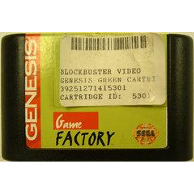 Blockbuster Game Factory Green - Sega Genesis