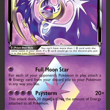 Lunala (62/156) (Prism Star) [Sun & Moon: Ultra Prism]