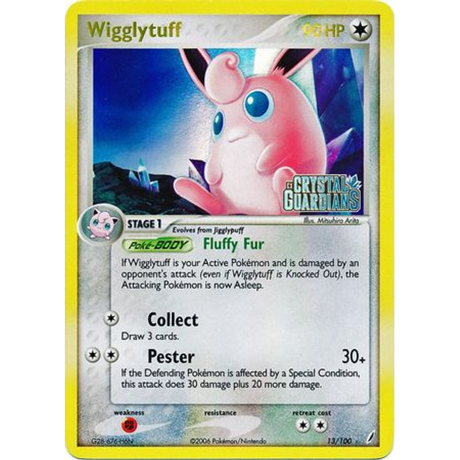 Wigglytuff (13/100) (Stamped) [EX: Crystal Guardians]