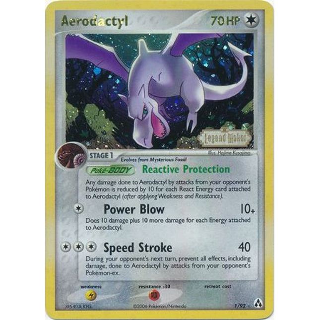 Aerodactyl (1/92) (Stamped) [EX: Legend Maker]