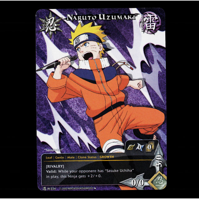 Naruto Uzumaki - N-224 - NM - Full Art - Promo - Naruto CCG - E1-48