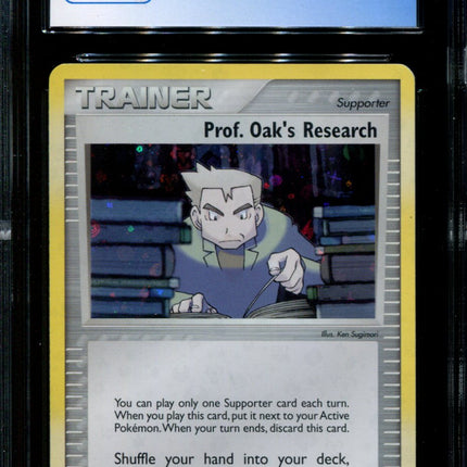 Prof. Oak's Research - 98/112 - CGC 9 - FRLG - Reverse Holo - Pokemon - 5074