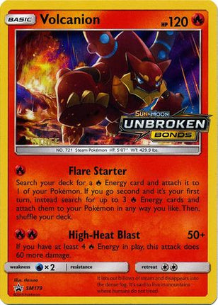 Volcanion (Staff Prerelease Promo) [SM Black Star Promos]