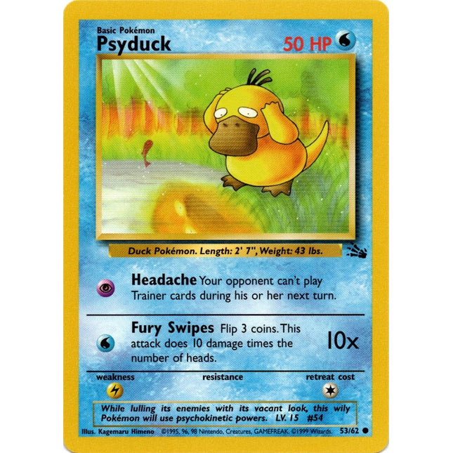 Psyduck (53/62) [Fossil Unlimited]