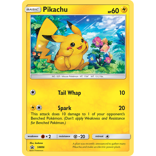 Pikachu (SM86) [Sun & Moon: Black Star Promos]