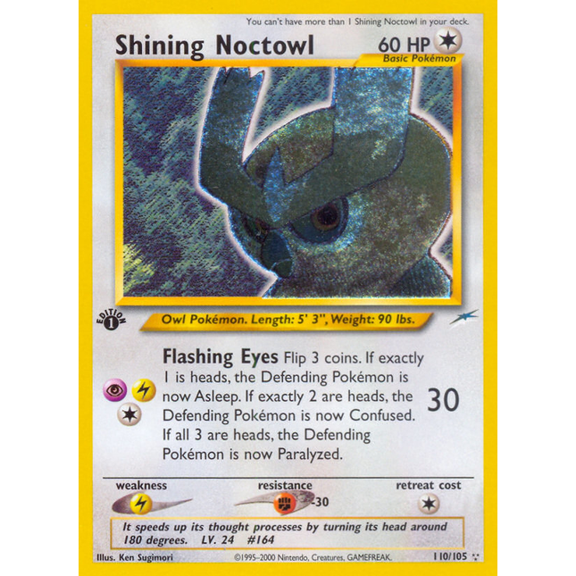 Shining Noctowl (110/105) [Neo Destiny 1st Edition]