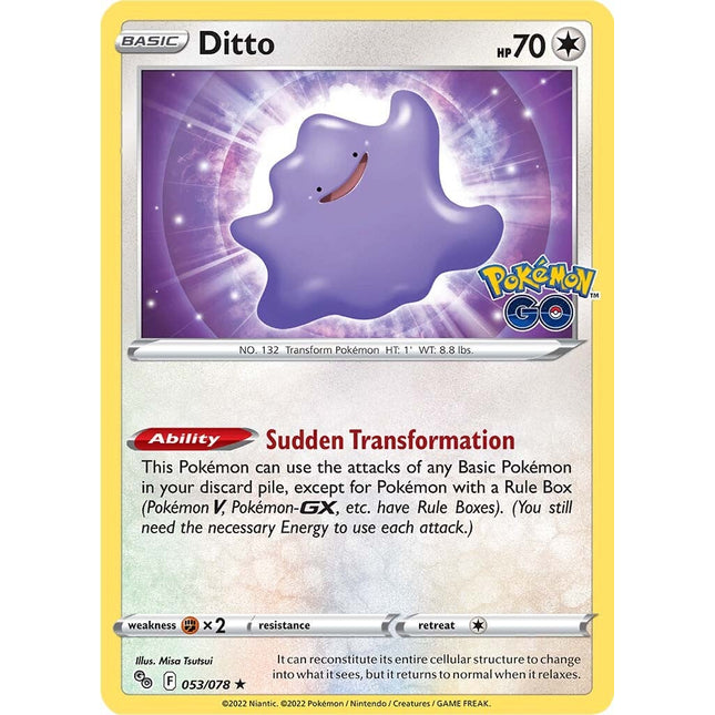 Ditto (053/078) [Pokémon GO]