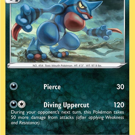 Toxicroak (110/195) [Sword & Shield: Silver Tempest]