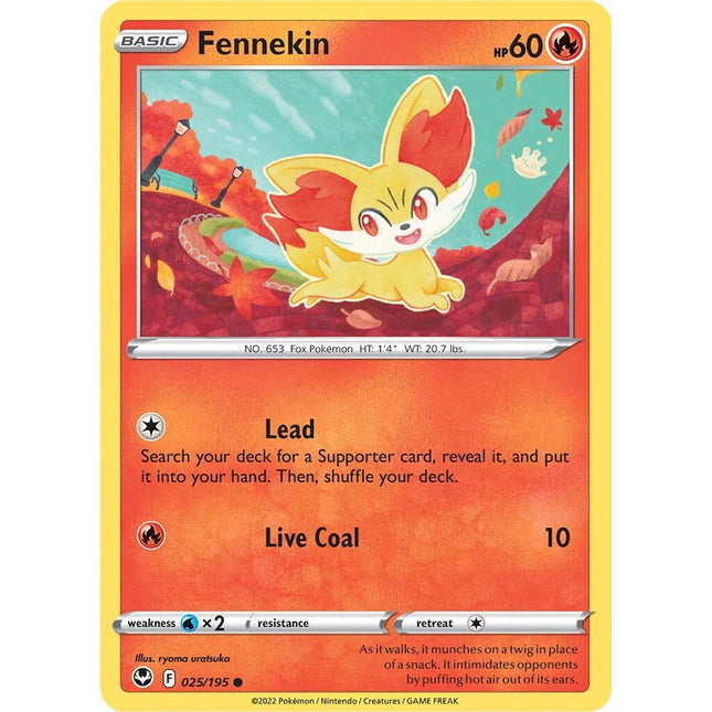 Fennekin (025/195) [Sword & Shield: Silver Tempest]