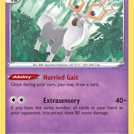 Wyrdeer (069/189) (Theme Deck Exclusive) [Sword & Shield: Astral Radiance]