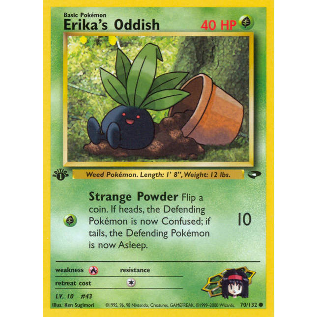 Erika's Oddish (70/132) [Gym Challenge 1st Edition]