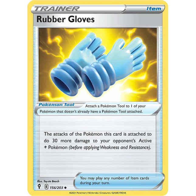 Rubber Gloves (156/203) [Sword & Shield: Evolving Skies]