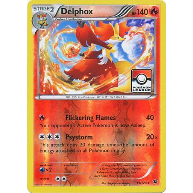 Delphox (13/124) (League Promo) [XY: Fates Collide]
