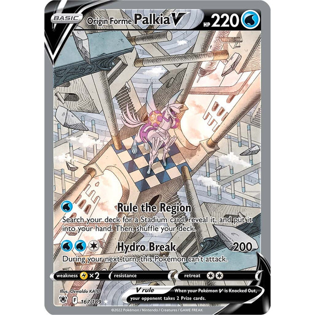 Origin Forme Palkia V (167/189) [Sword & Shield: Astral Radiance]