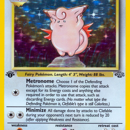 Clefable (1/64) [Jungle 1st Edition]