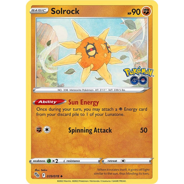 Solrock (039/078) [Pokémon GO]