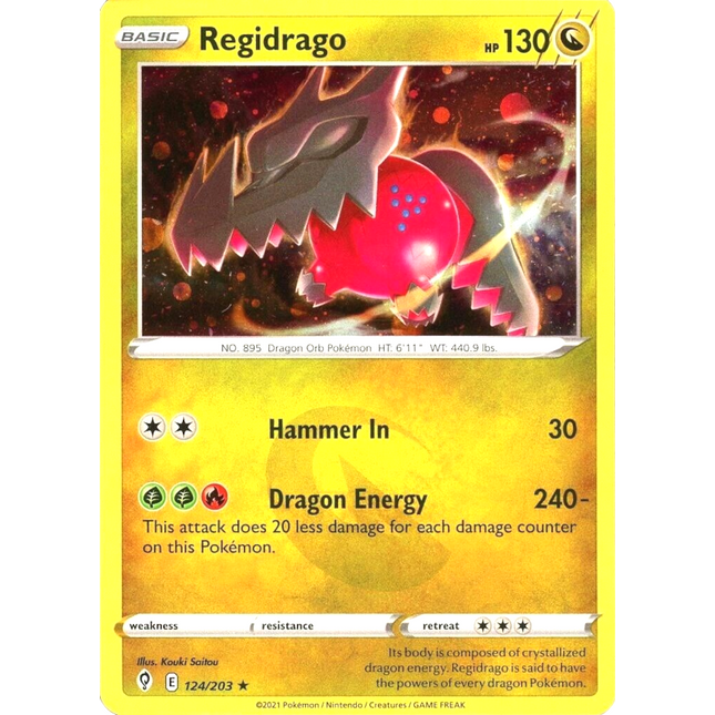 Regidrago (124/203) (Cosmos Holo) [Sword & Shield: Evolving Skies]