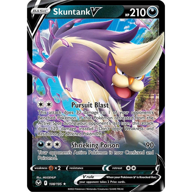 Skuntank V (108/195) [Sword & Shield: Silver Tempest]