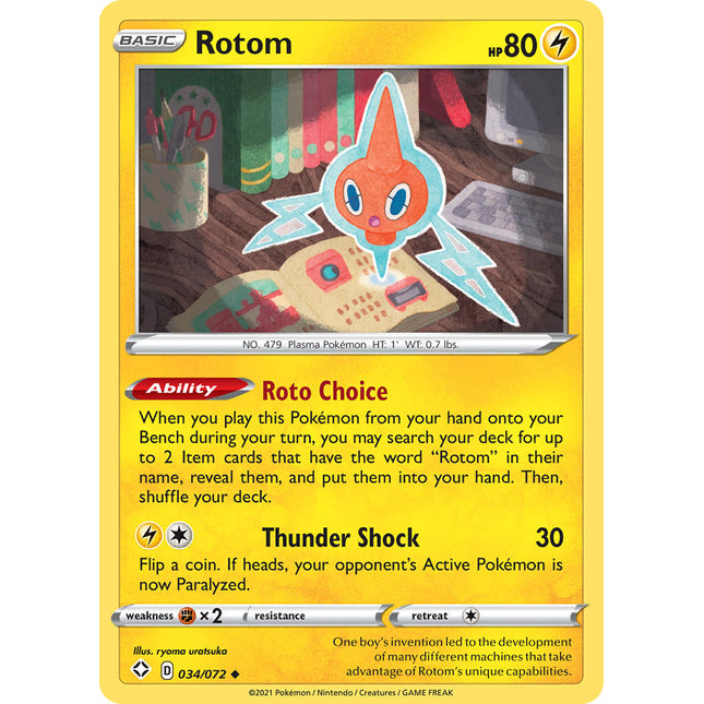 Rotom (034/072) [Sword & Shield: Shining Fates]