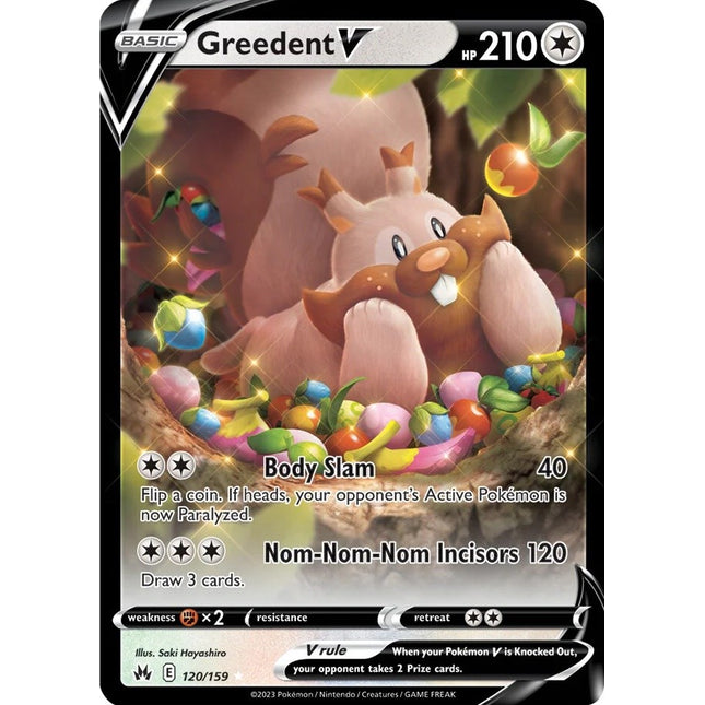 Greedent V (120/159) [Sword & Shield: Crown Zenith]