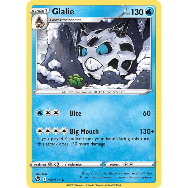 Glalie (042/195) [Sword & Shield: Silver Tempest]