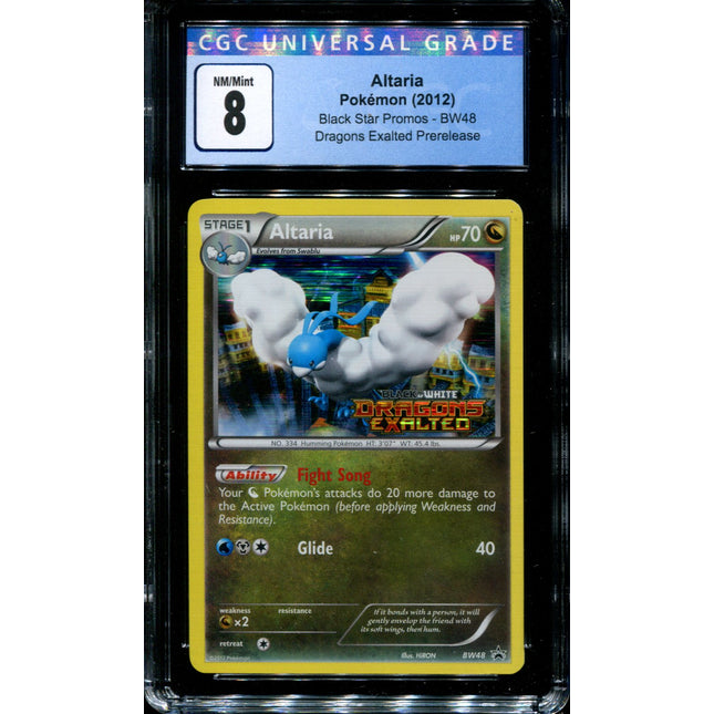 Altaria - BW48 - CGC 8 - Black Star Promos - Dragons Exalted Prerelease - Pokemon - 48318