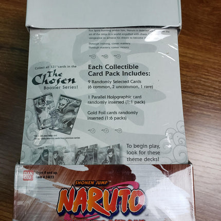 The Chosen - Set 9 - Blister Pack Box (15 Packs) - Various Art - Naruto CCG Card Game - Sealed