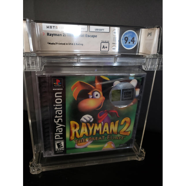 Rayman 2 The Great Escape - Playstation 1 - WATA 9.4 - A+ - PS1 - Brand New Sealed