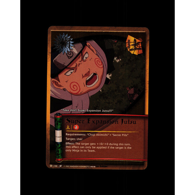 Super Expansion Jutsu - 230 - NM - 1st Edition - Foil - Naruto CCG - D4-214