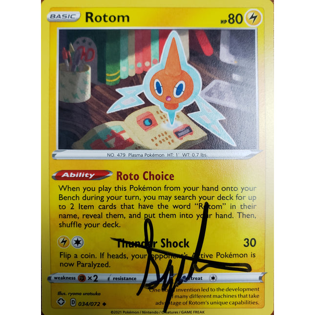 Squeaks Signed Card Redemption