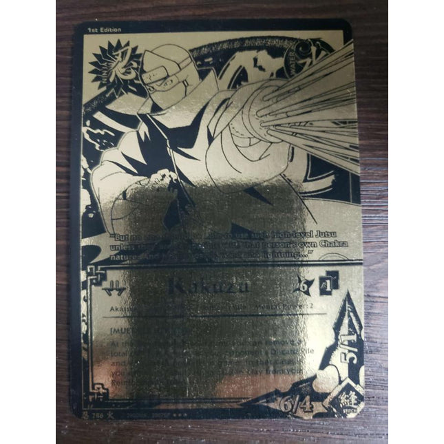 Kakuzu - 786 - NM - 1st Edition - Gold Foil - Naruto CCG - D4-100