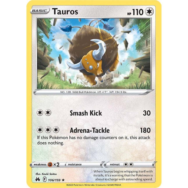 Tauros (106/159) [Sword & Shield: Crown Zenith]