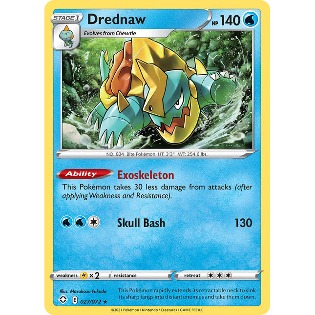 Drednaw (027/072) [Sword & Shield: Shining Fates]