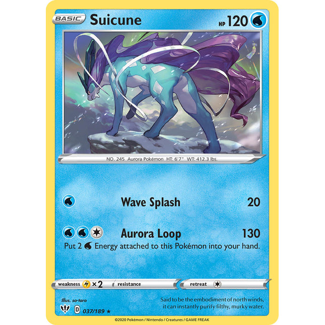 Suicune (037/189) (Theme Deck Exclusive) [Sword & Shield: Darkness Ablaze]