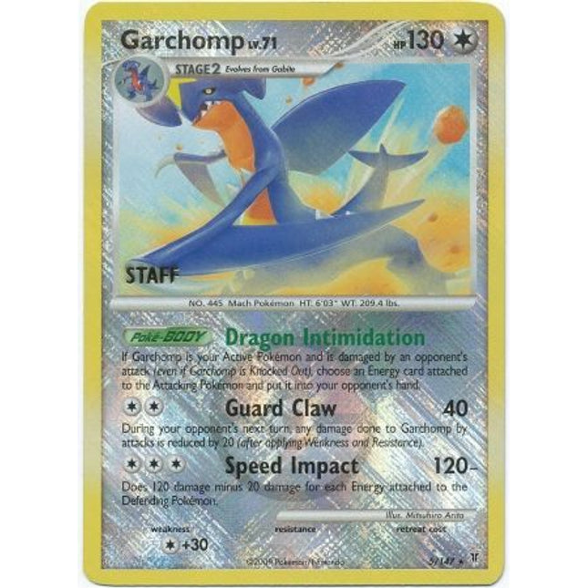 Garchomp (5/147) (Championship Promo Staff) [Platinum: Supreme Victors]