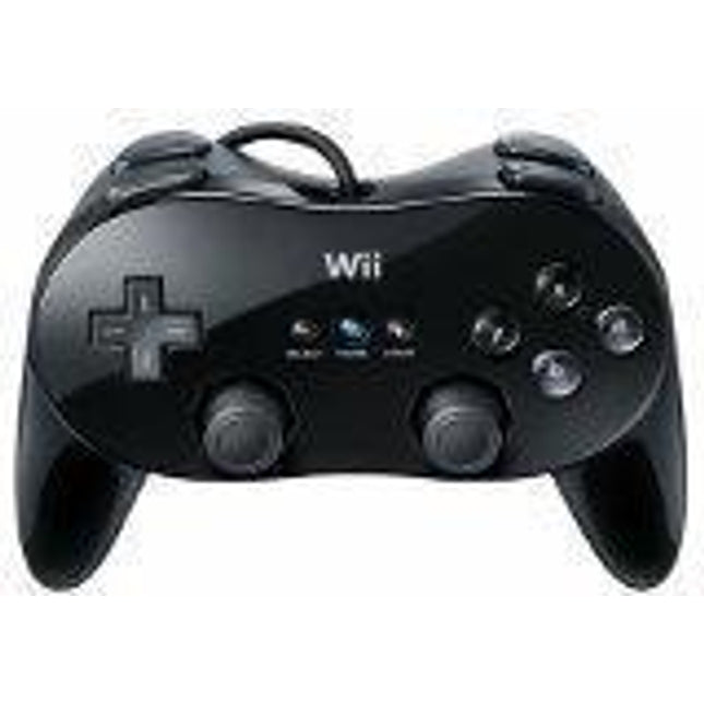 Black Wii Classic Controller Pro - Wii
