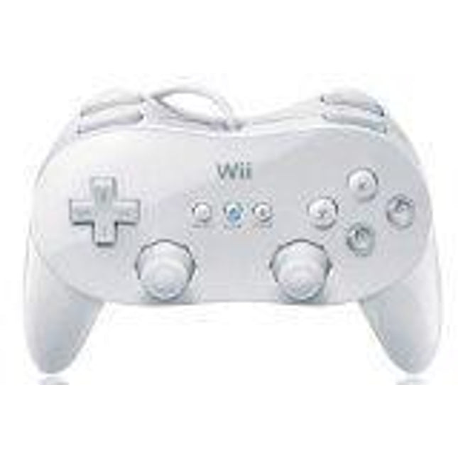 White Wii Classic Controller Pro - Wii
