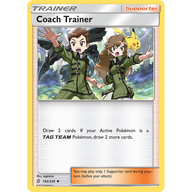 Coach Trainer (192/236) [Sun & Moon: Unified Minds]