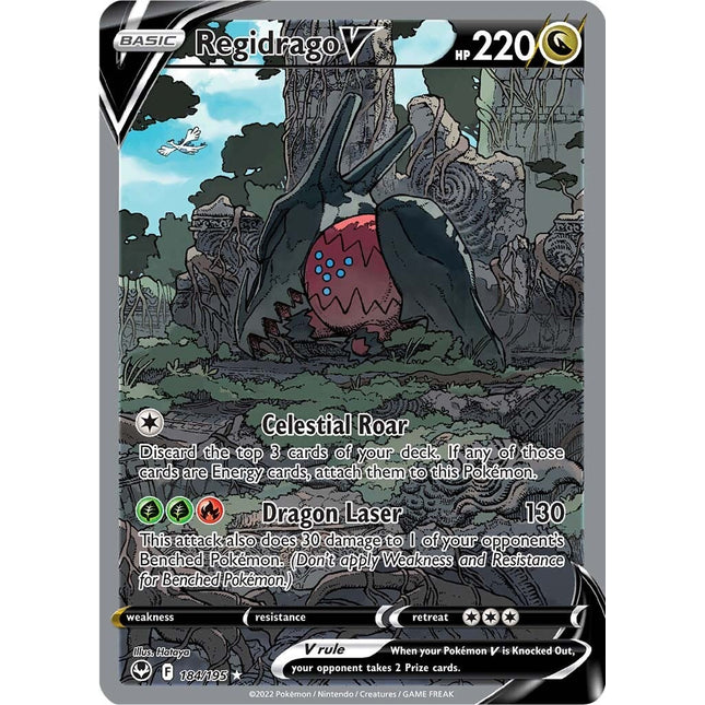 Regidrago V (184/195) [Sword & Shield: Silver Tempest]