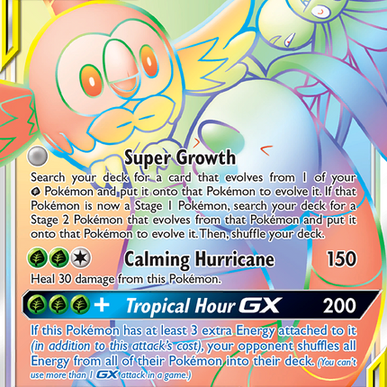 Rowlet & Alolan Exeggutor GX (237/236) [Sun & Moon: Unified Minds]
