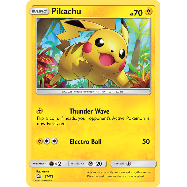 Pikachu (SM76) [Sun & Moon: Black Star Promos]