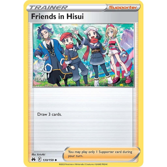 Friends in Hisui (130/159) [Sword & Shield: Crown Zenith]