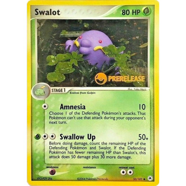 Swalot - 50/101 (Prerelease Promo) [Nintendo Promos]